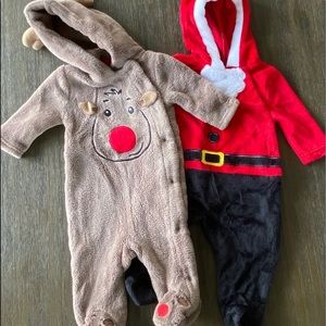 2 Baby Christmas outfits